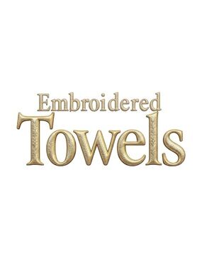 Embroidered monogrammed towels. Great for gifts, weddings, graduations mother’s